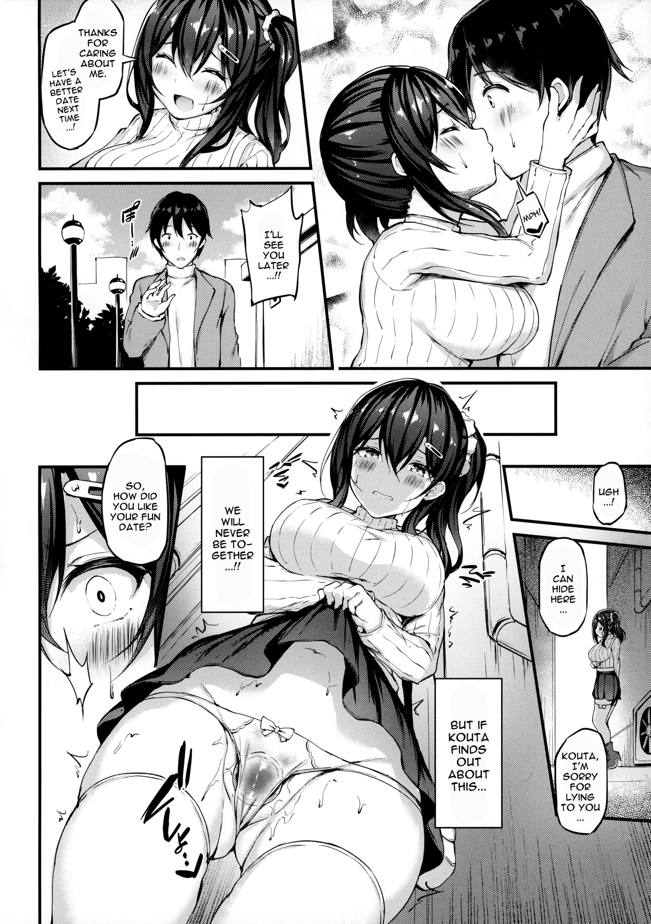 Hentai Manga Comic-The Reason My Girlfriend Wears a Two-Piece Track Uniform - Of Her Own Free Will She's Getting Fucked By A Middle Aged Man-Read-15